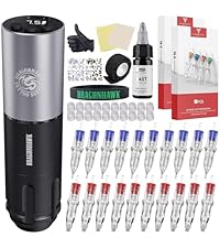 Amazon.com: Dragonhawk Tattoo Kit X7 Tattoo Gun Kit Pen